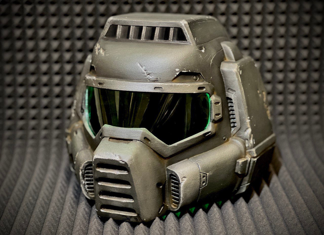 DoomGuy Classic helmet from Doom Eternal for Cosplay and Airsoft