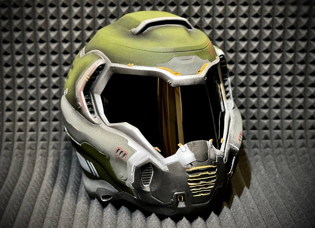 DoomGuy helmet from Doom 2016 for Cosplay and Airsoft
