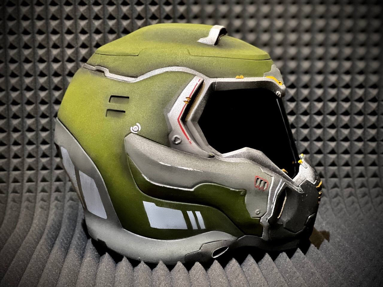 DoomGuy helmet from Doom 2016 for Cosplay and Airsoft