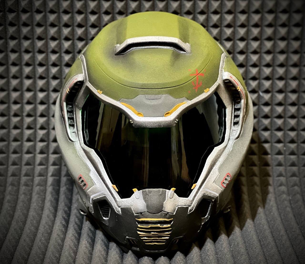 DoomGuy helmet from Doom 2016 for Cosplay and Airsoft
