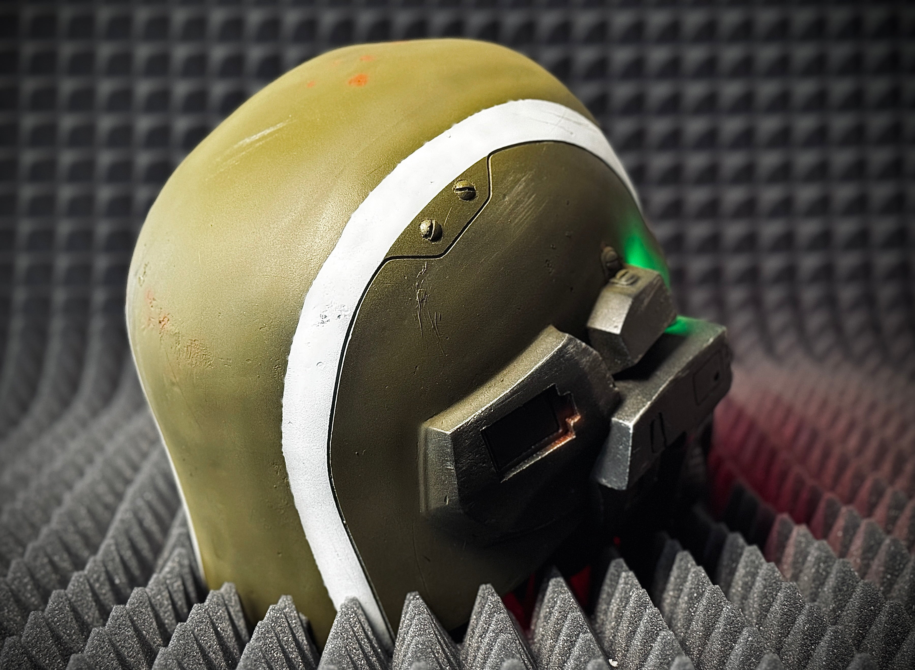 NCR Advanced Riot Gear Helmet for Cosplay and Airsoft from Fallout New Vegas