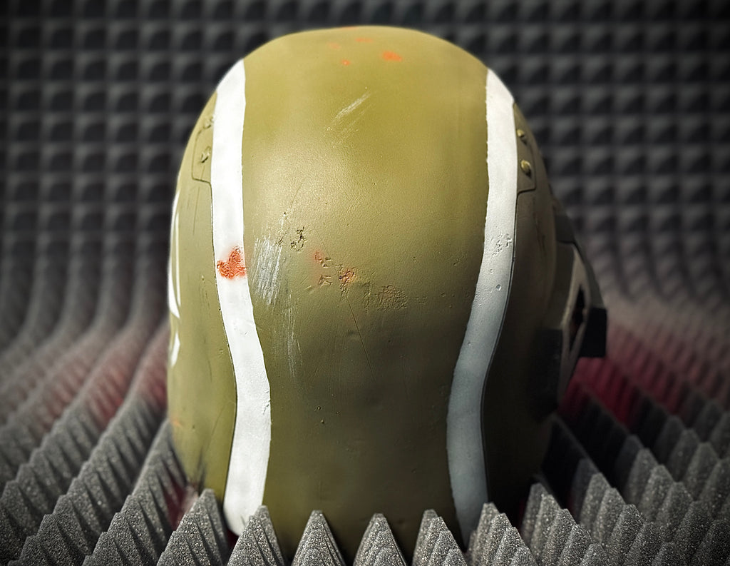 NCR Advanced Riot Gear Helmet for Cosplay and Airsoft from Fallout New Vegas