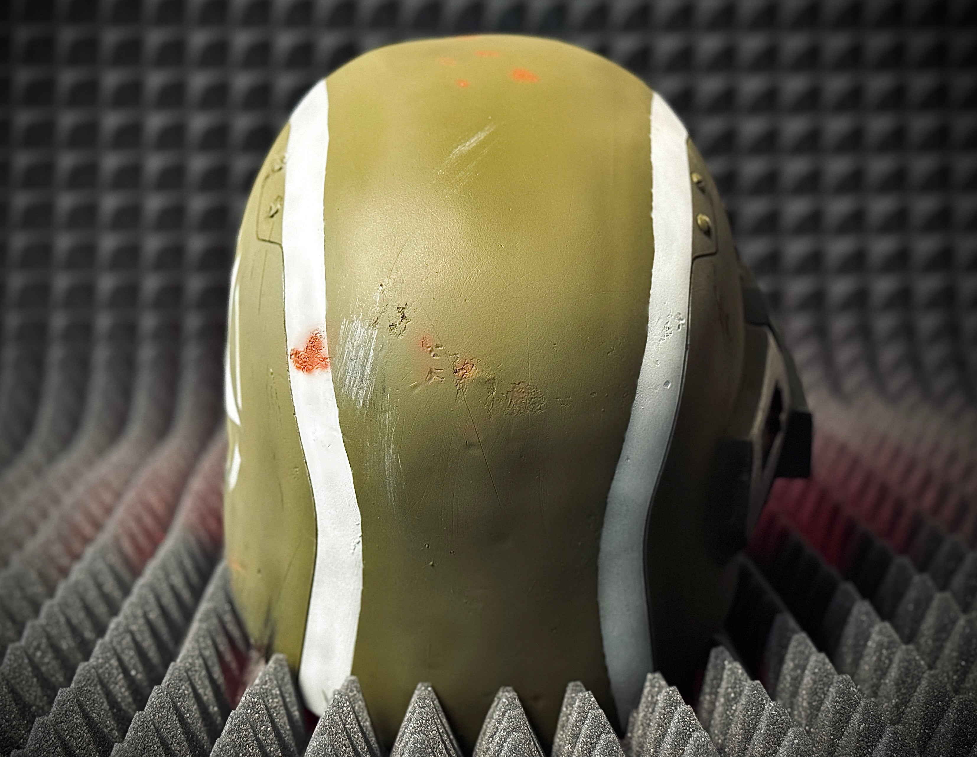 NCR Advanced Riot Gear Helmet for Cosplay and Airsoft from Fallout New Vegas