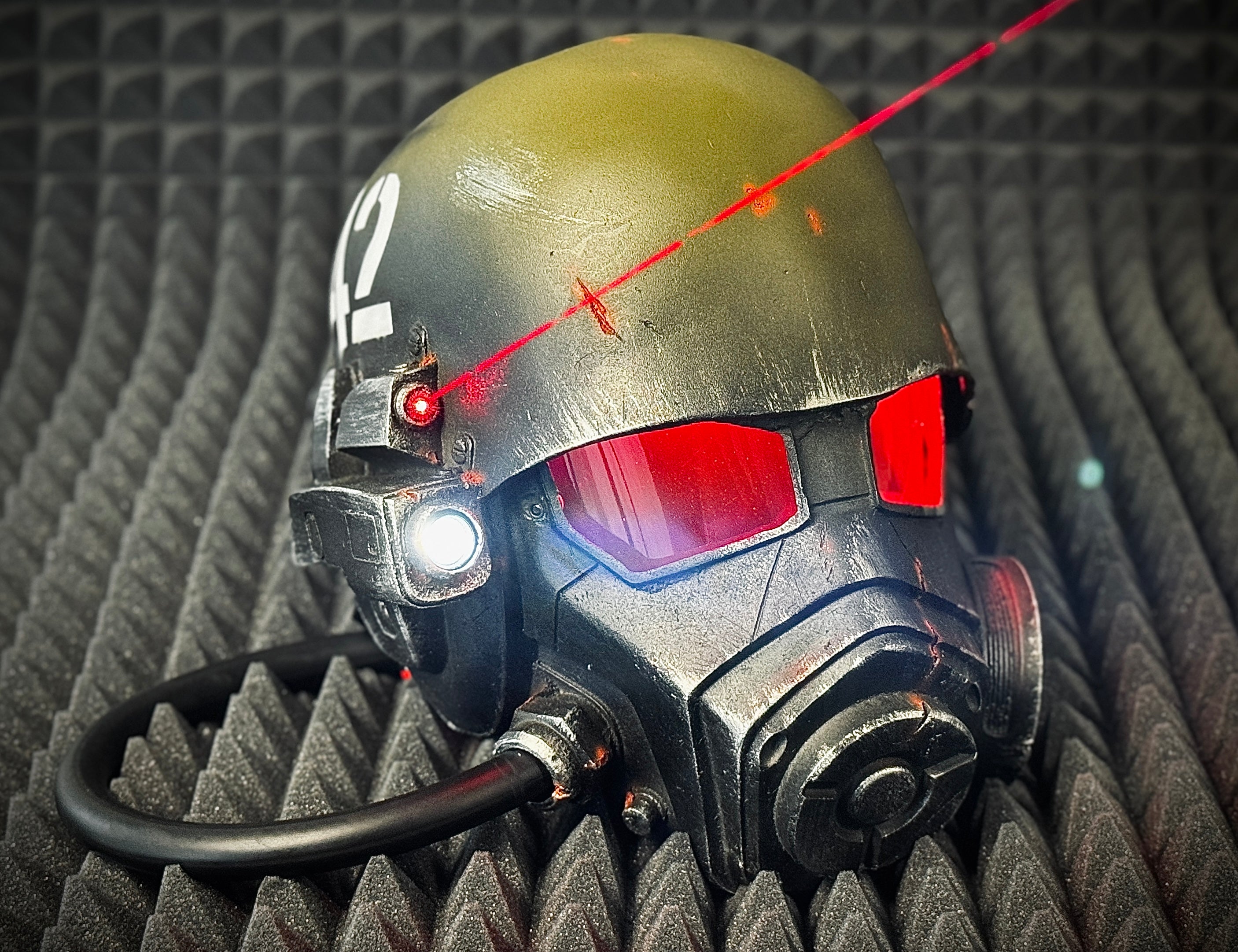 NCR Ranger helmet for Cosplay and Airsoft from Fallout New Vegas