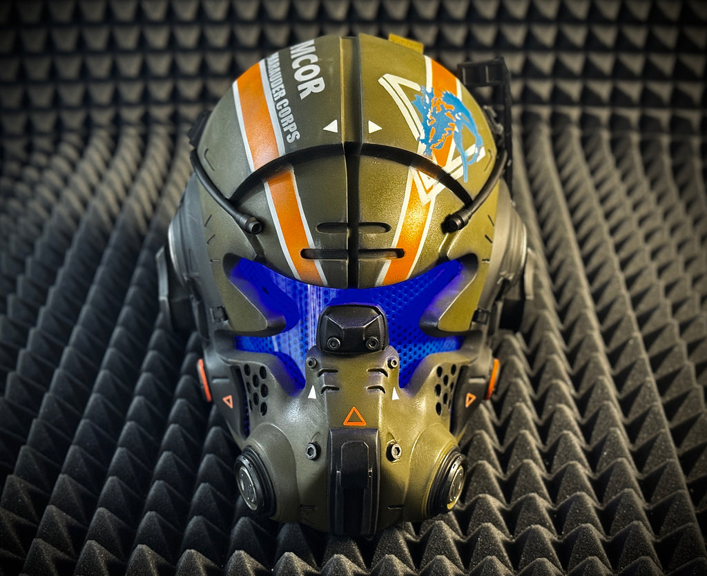 Jack Cooper helmet from TitanFall 2 for Cosplay and Airsoft