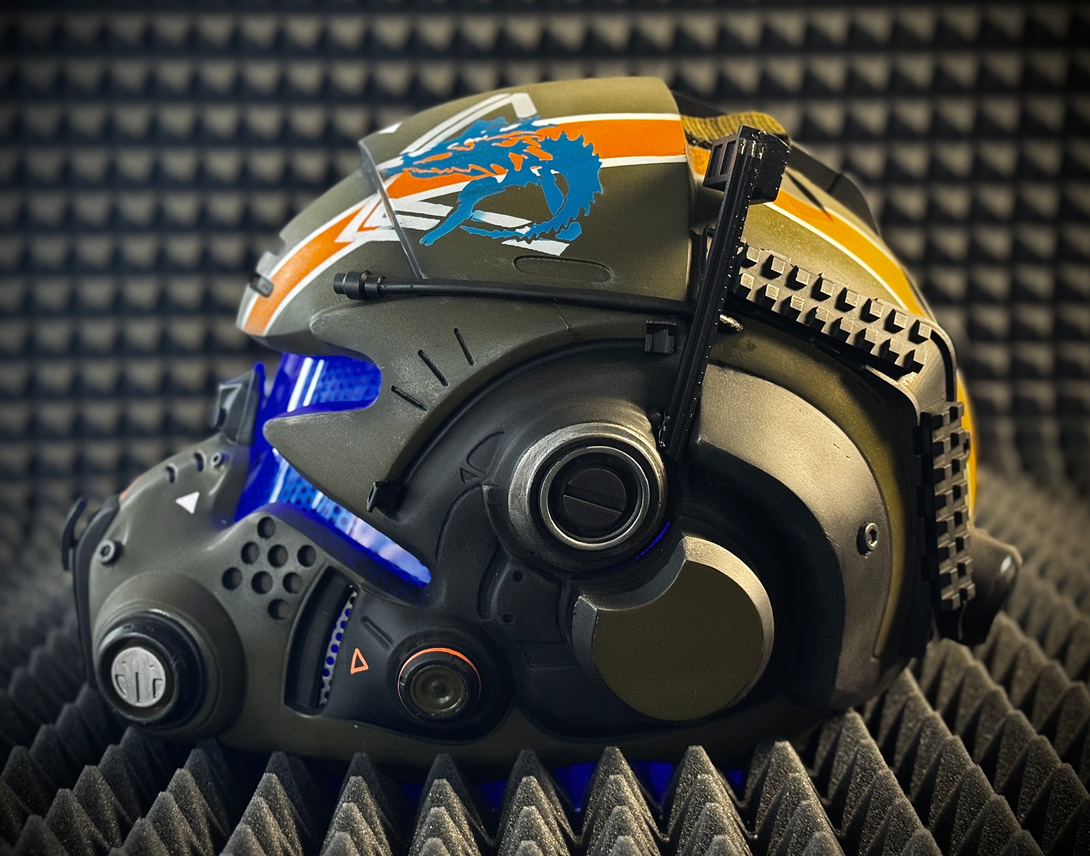 Jack Cooper helmet from TitanFall 2 for Cosplay and Airsoft