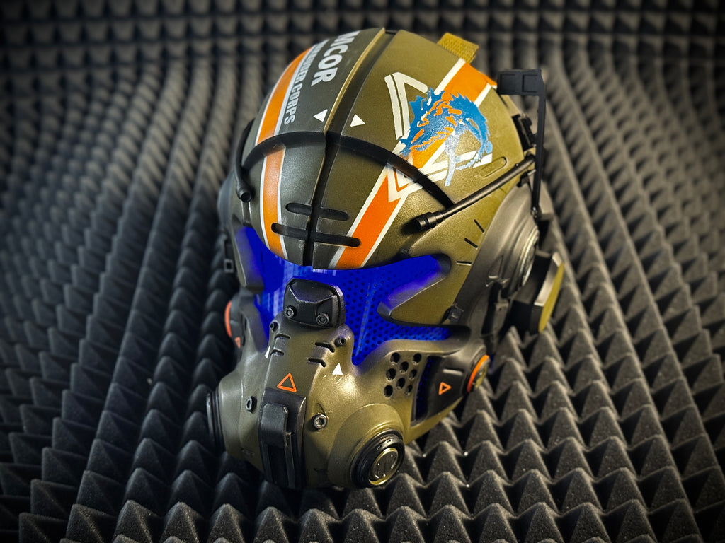 Jack Cooper helmet from TitanFall 2 for Cosplay and Airsoft