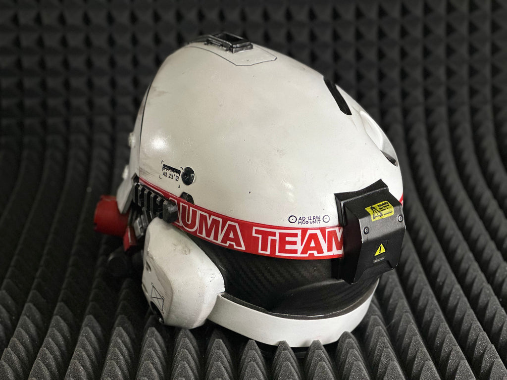 Trauma Team helmet from Cyberpunk 2077 for Cosplay and Airsoft