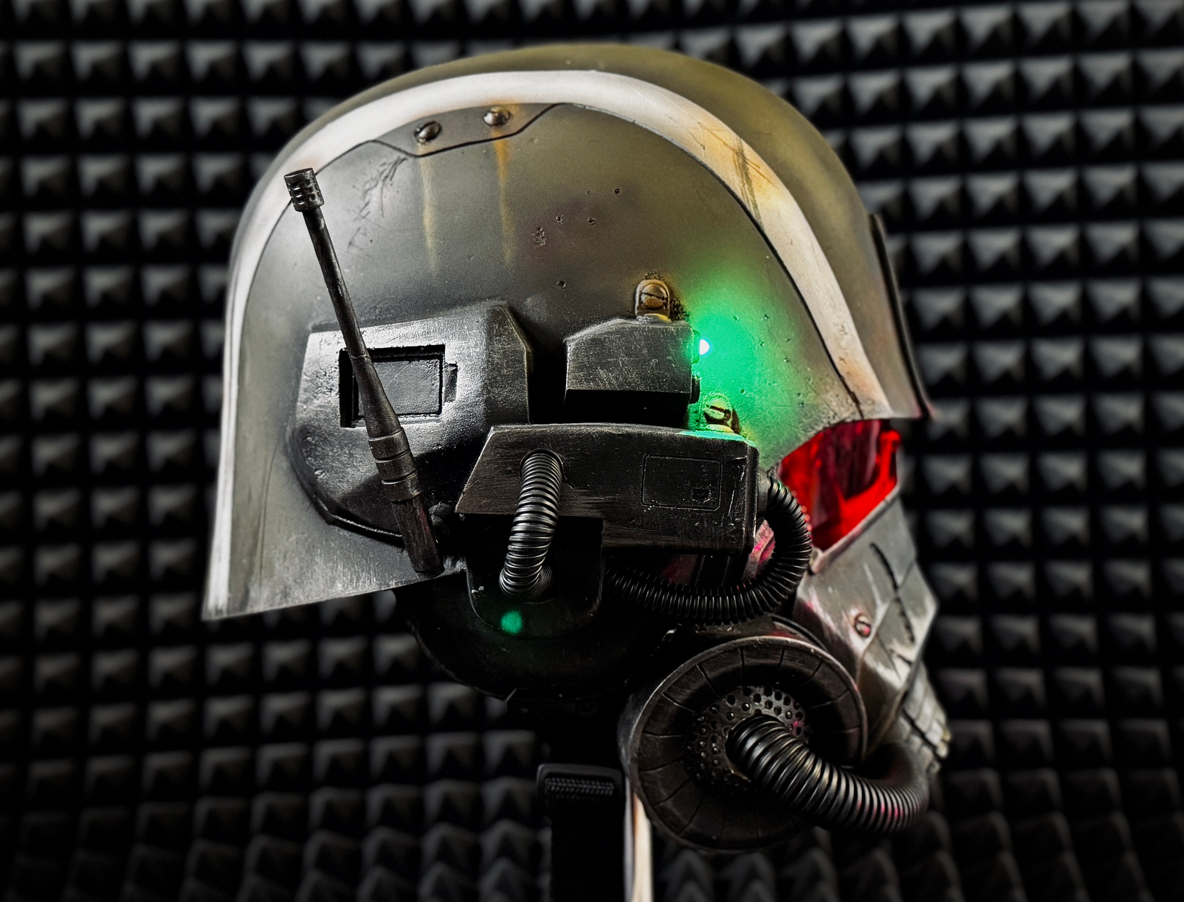 NCR Elite Riot Gear helmet for Cosplay and Airsoft from Fallout New Ve – WargTag