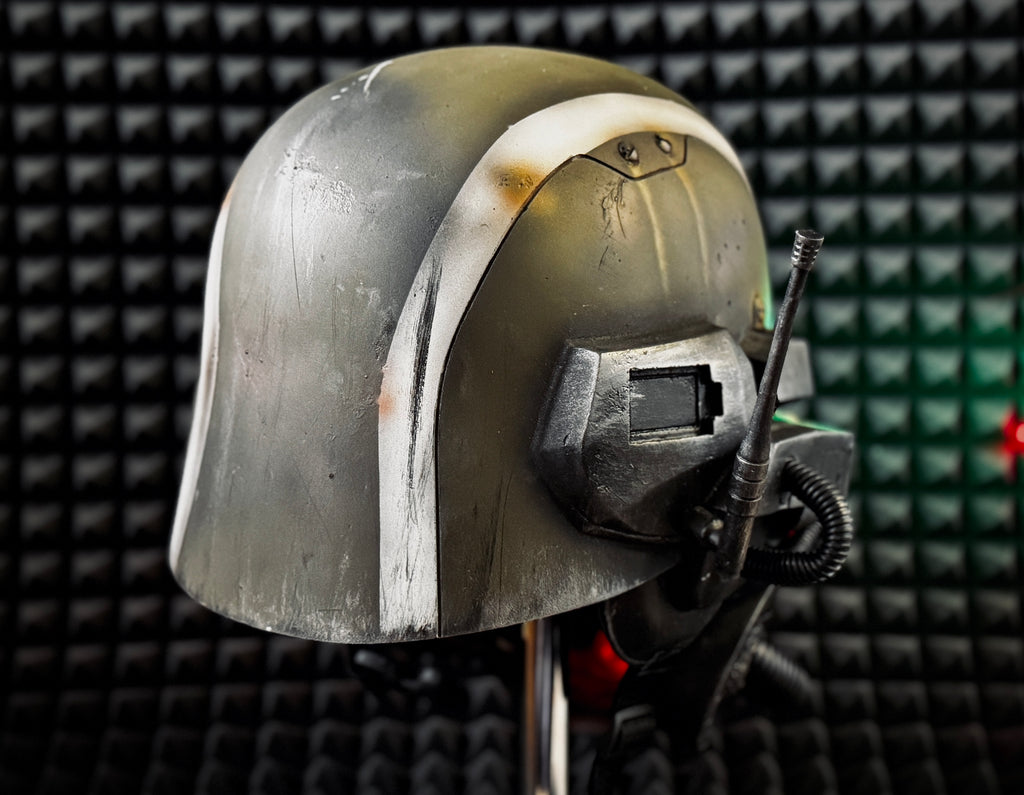 NCR Elite Riot Gear helmet for Cosplay and Airsoft from Fallout New Vegas