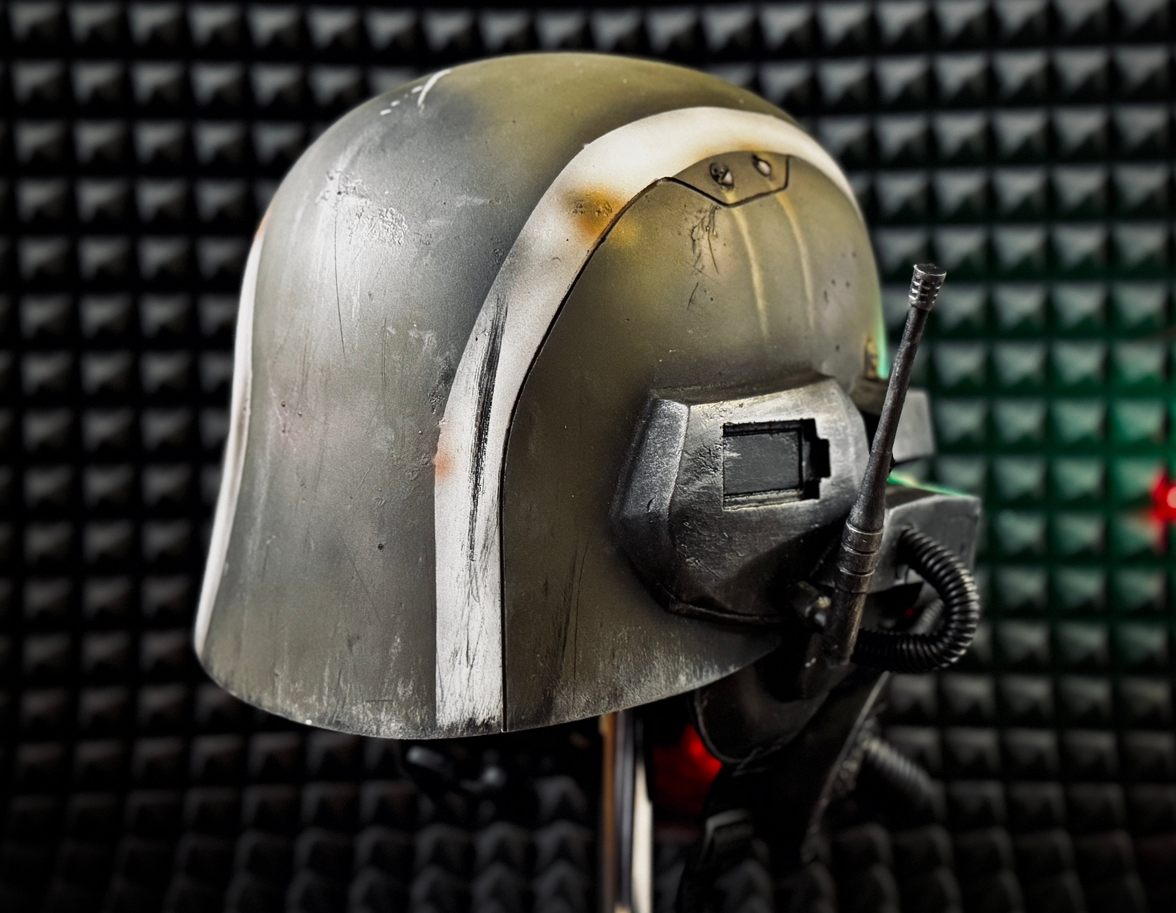 NCR Elite Riot Gear helmet for Cosplay and Airsoft from Fallout New Vegas