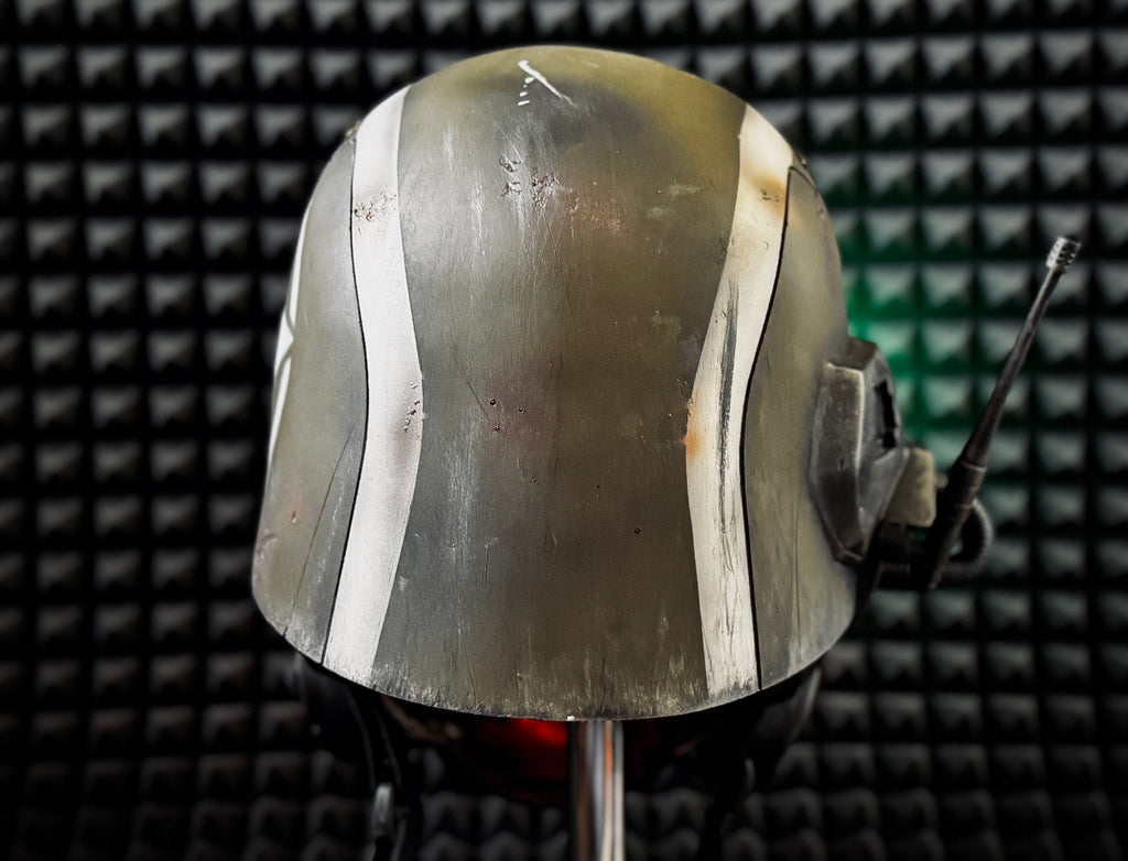 NCR Elite Riot Gear helmet for Cosplay and Airsoft from Fallout New Vegas