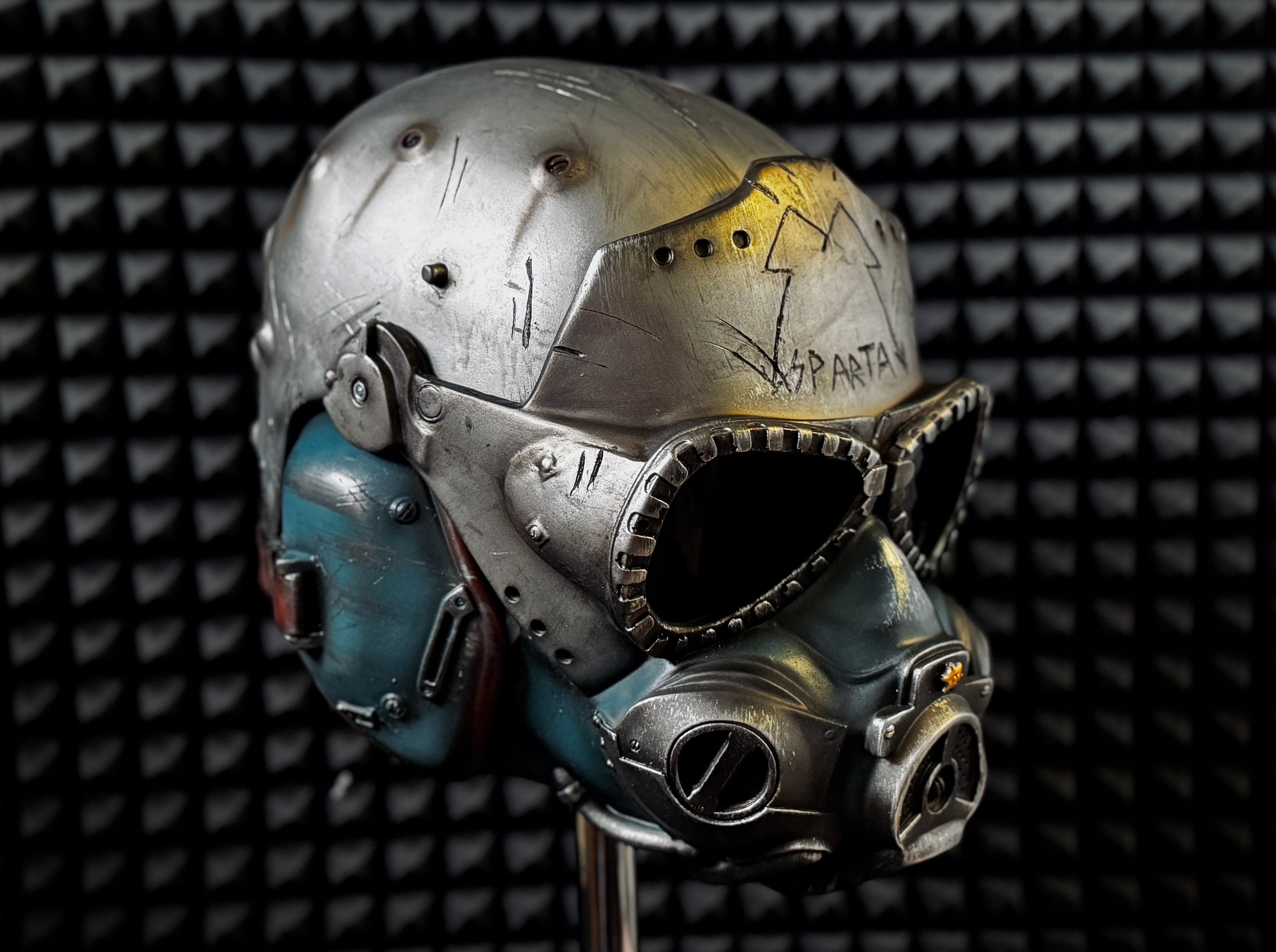 Spartan helmet from Metro Exodus for Cosplay and Airsoft