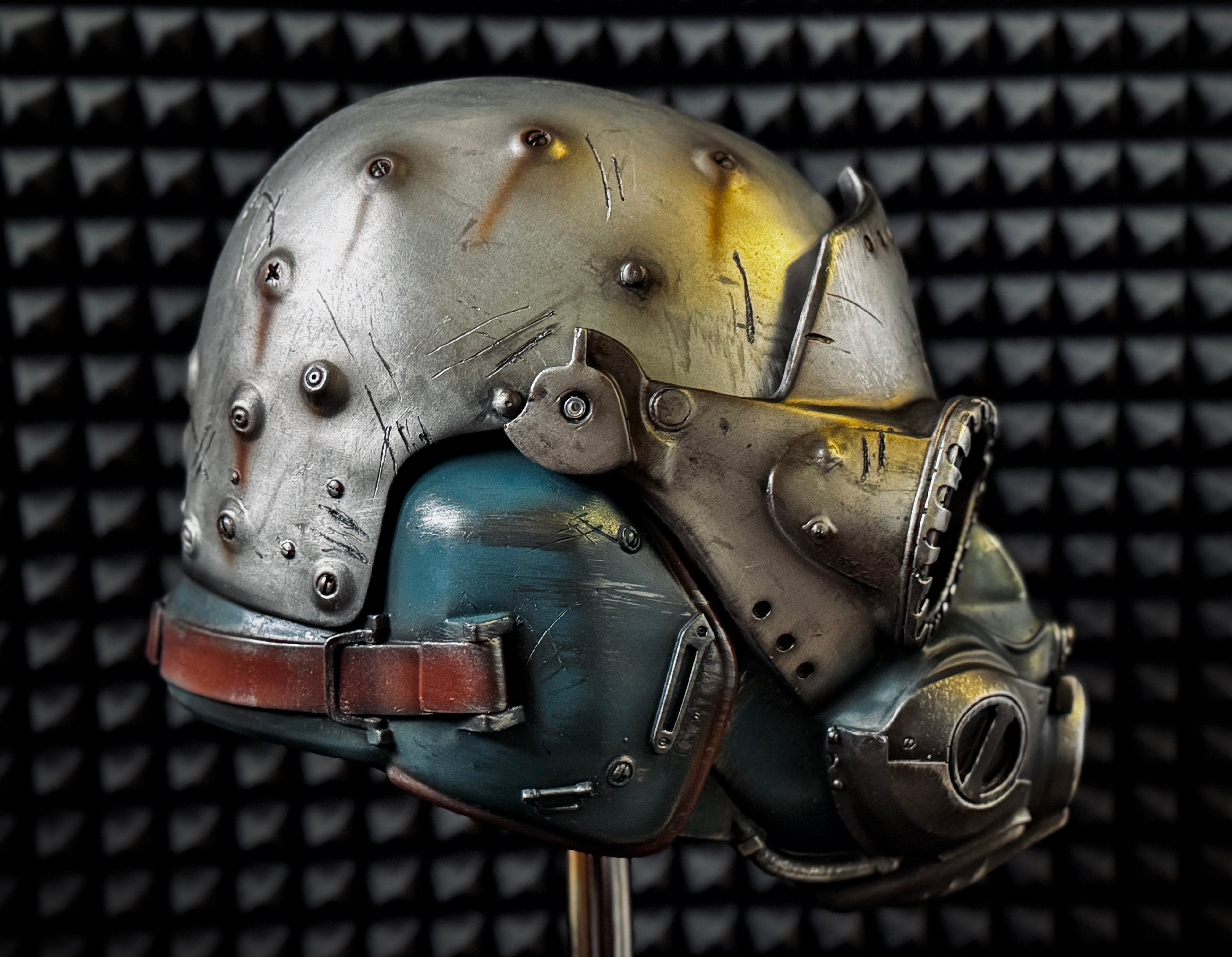 Spartan helmet from Metro Exodus for Cosplay and Airsoft