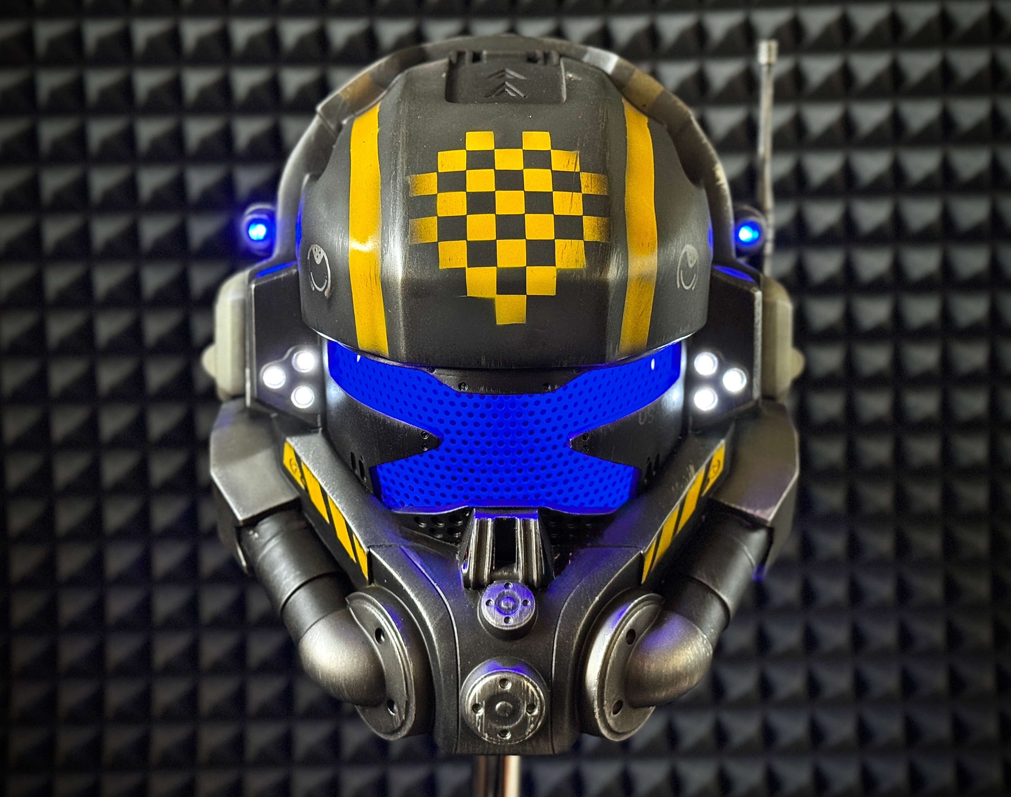 Eli Anderson helmet from TitanFall 2 for Cosplay and Airsoft