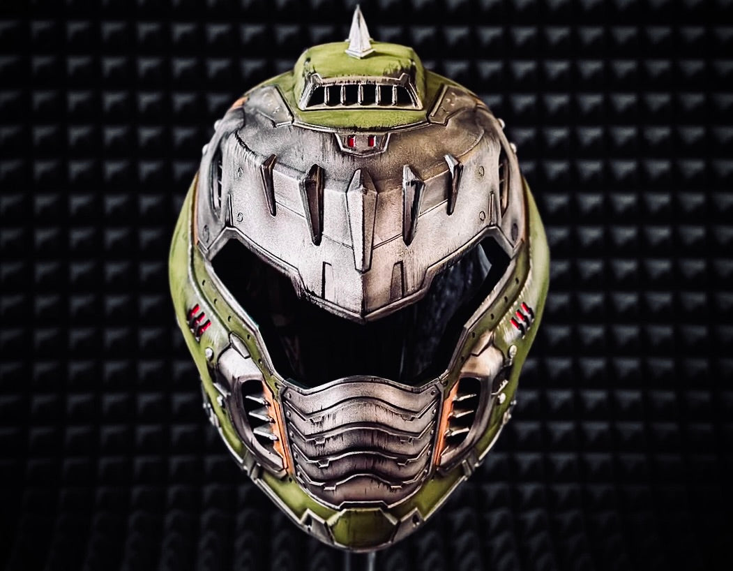 DoomGuy helmet from Doom The Dark Age for Cosplay and Airsoft