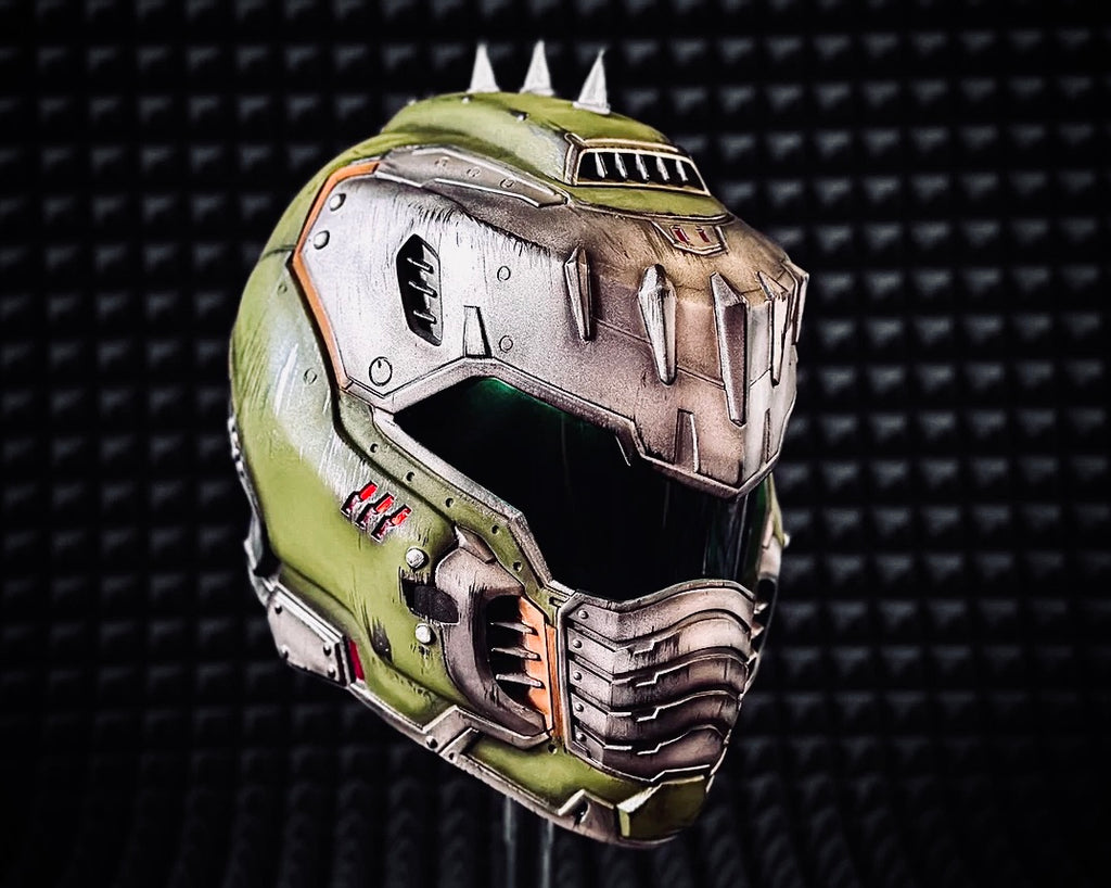 DoomGuy helmet from Doom The Dark Age for Cosplay and Airsoft