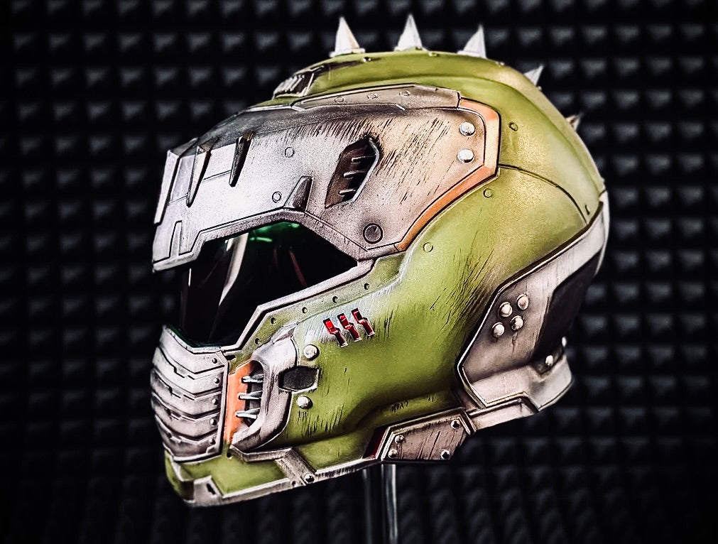 DoomGuy helmet from Doom The Dark Age for Cosplay and Airsoft